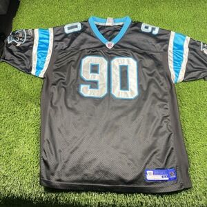 Julius Peppers Carolina Panthers Reebok Jersey Mens 54 Black #90 Stitched